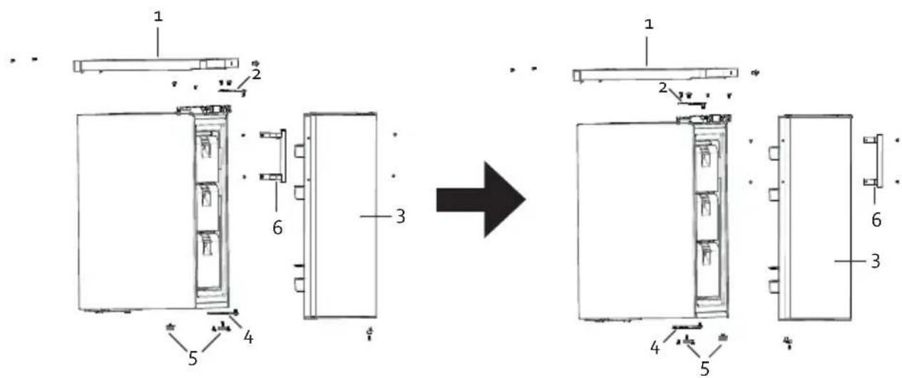 DOMO DO91133F - Changement du SENS d'ouverture de la porte - 1