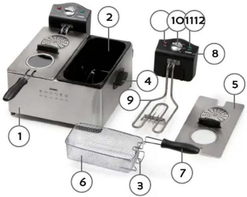 DOMO DO463FR - TEILE - 1