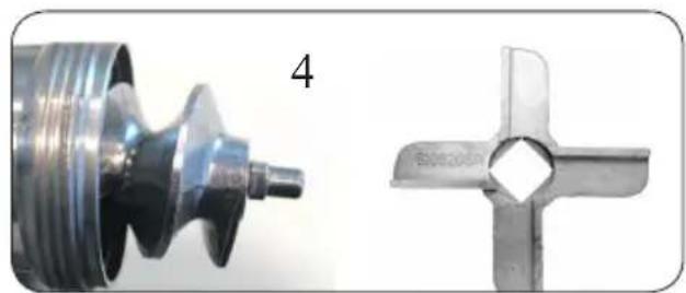DOMO DO9114KR - OPTIONAL ACCESSORIES: FITTING MEAT GRINDER DO907OKR-M - 4