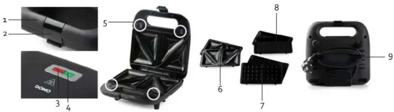 DOMO DO1143C - PARTS - 1