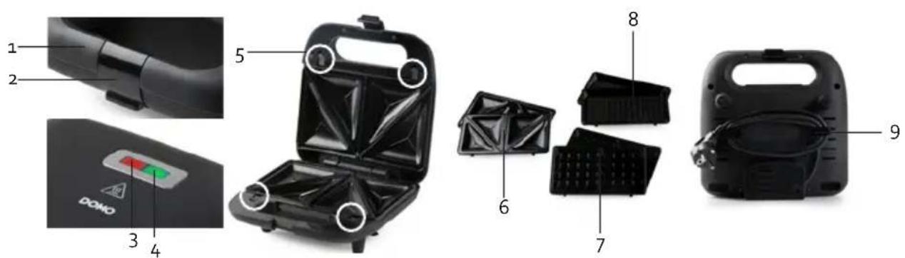 DOMO DO1143C - TEILE - 1