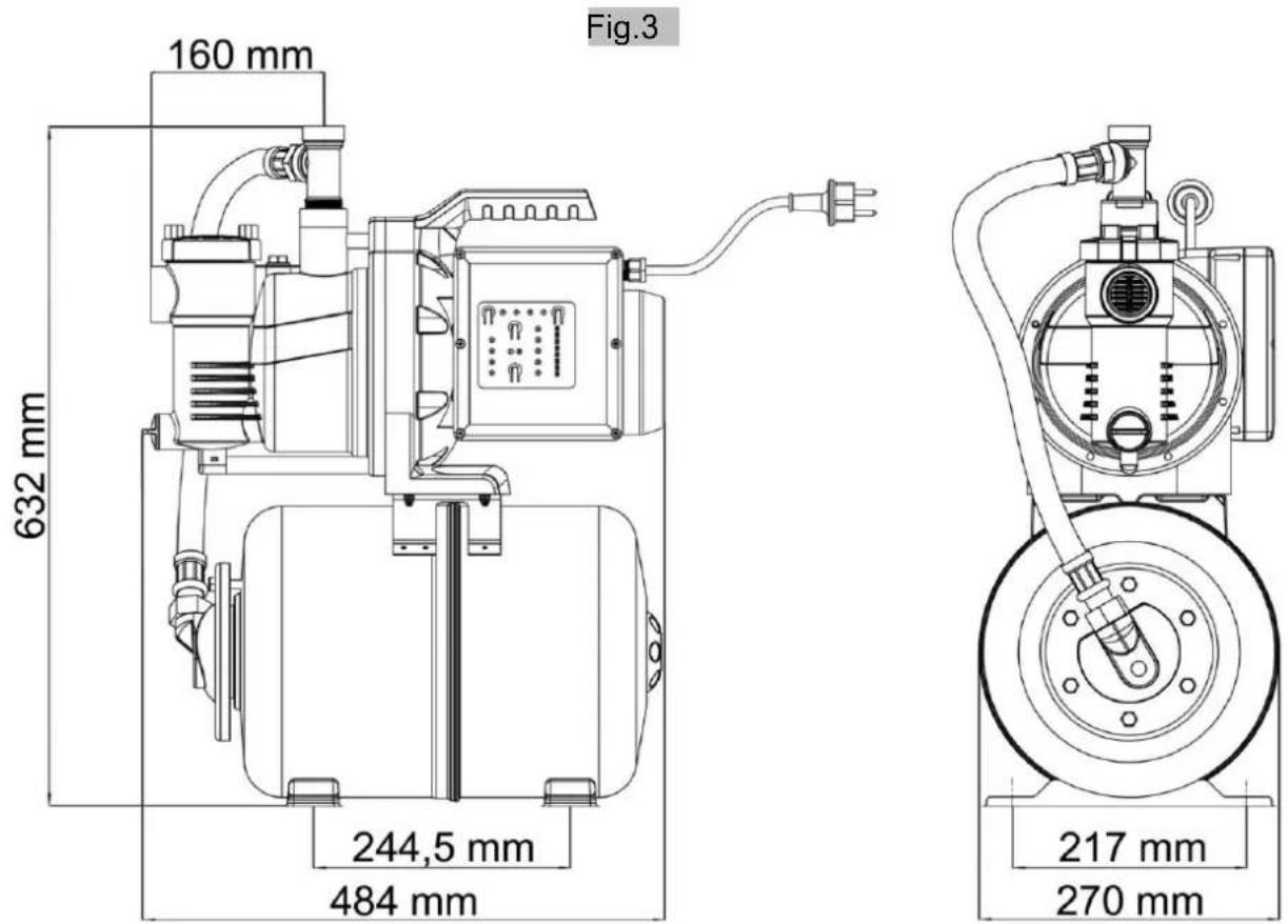 T.I.P. HWW 6000 EPF - Installation of the pressure line - 1