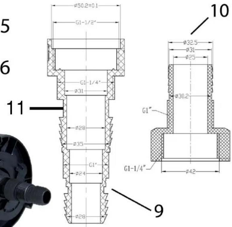 T.I.P. SubGarden 6000 AUT - Punjenje pumpe i usisnog voda - 1