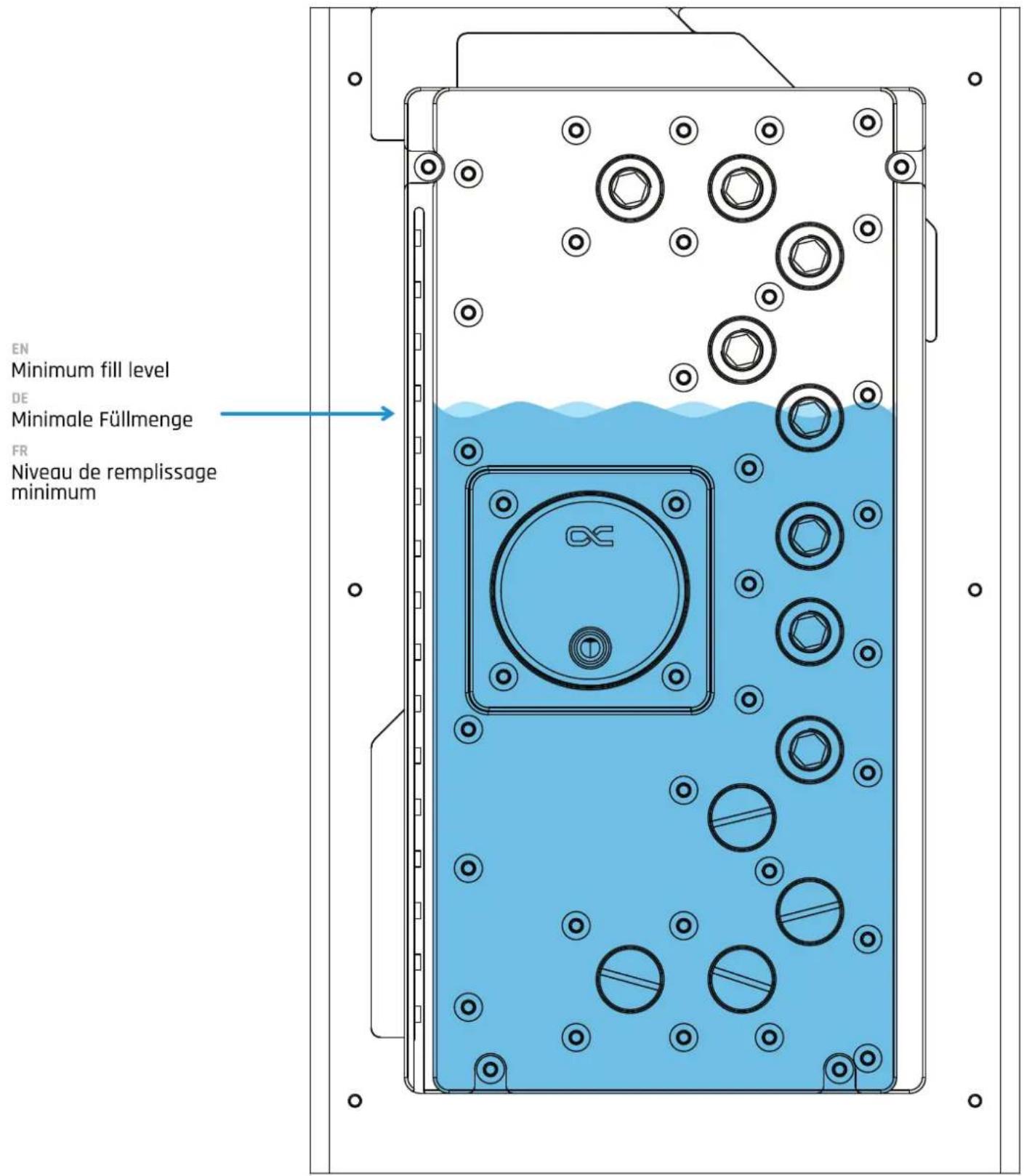 Alphacool Apex Distro Plate Dark Base Pro 901 - 5