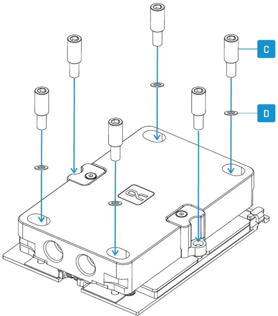 Alphacool ES Mounting Kit EPYC SP5 LGA 6096 - 4