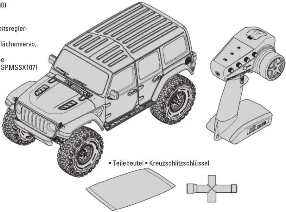 Axial SCX10 III Jeep JLU Wrangler - PACKUNGSINHALT - 1