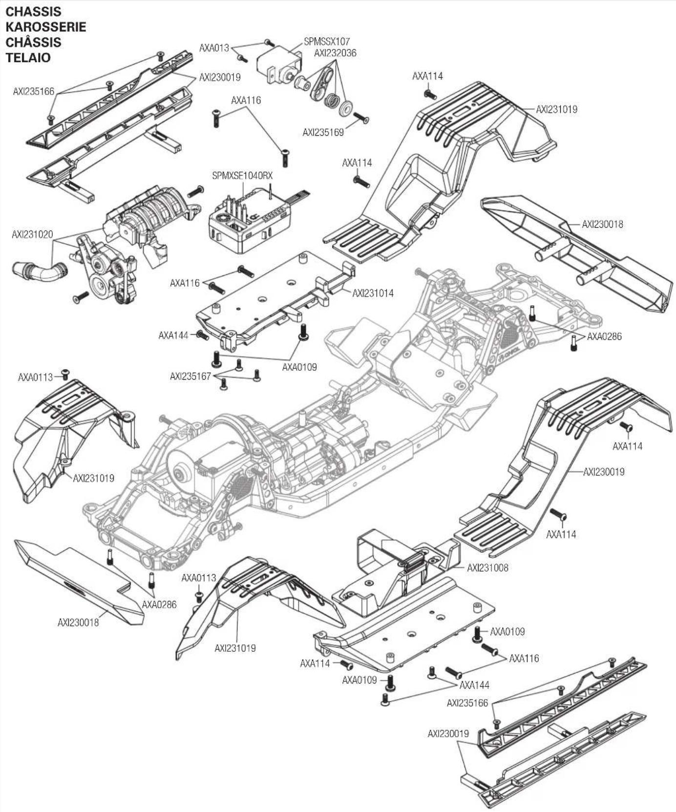 Axial SCX10 III Jeep JLU Wrangler - UTILIZZO DELLA TRASMISSIONE DIG - 4