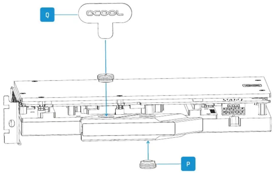 Alphacool Eisblock Aurora Acryl GPX-N RTX 4080 Founders Edition - Préparer la carte graphique - 5
