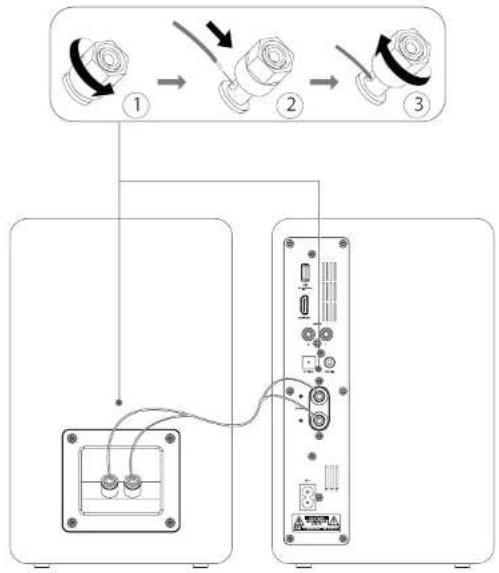 Essentiel B ERBS-01 - Connecting the speakers - 1