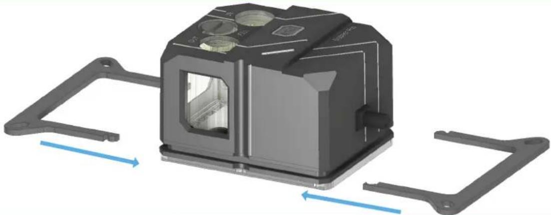 Alphacool Eisbaer Pro ES Solo - BRACKET ASSEMBLY HALTERMONTAGE SUPPORT DE MONTAGE11. - 1