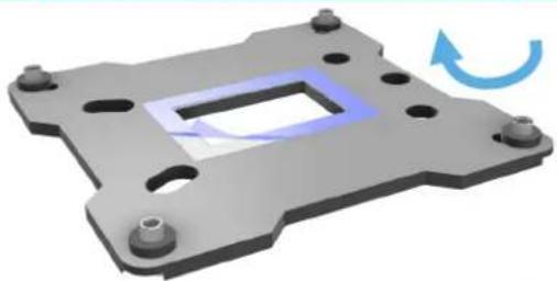 Alphacool Eisbaer Pro ES Solo - SOCKET ASSEMBLY SOCKELMONTAGE INSTALLATION DU SOCLE - 1