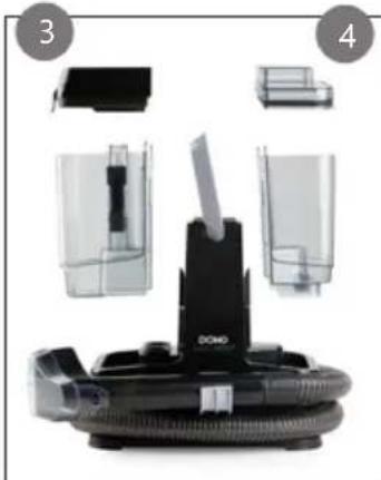 DOMO DO1191SC - NETTOYAGE DU FILTRE - 4