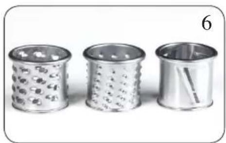 DOMO DO9170KR - OPTIONAL ACCESSORIES: FITTING VEGETABLE CUTTER - 6