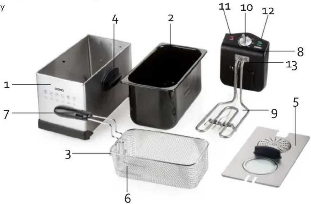DOMO DO1041FR - PARTS - 1
