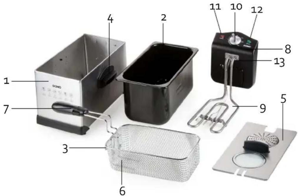 DOMO DO1041FR - TEILE - 1