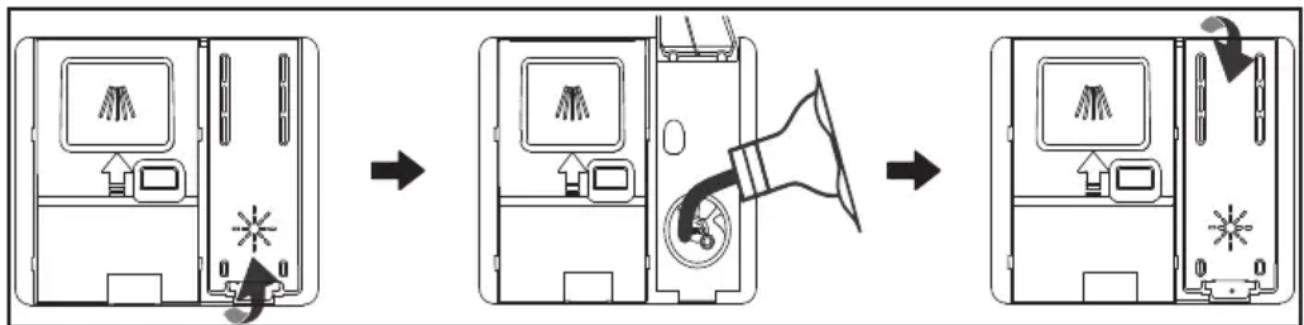 Klarstein Luxara 60 - Steps for adding rinse aid - 1