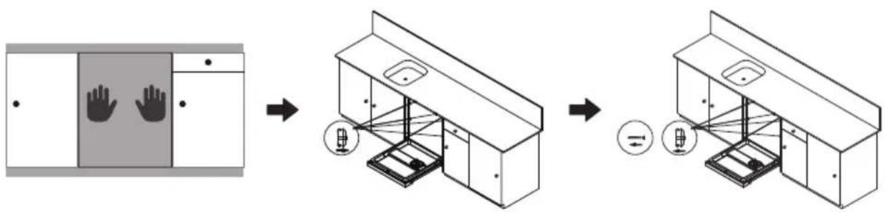 Klarstein Luxara 60 - SECURING THE DISHWASHER - 1