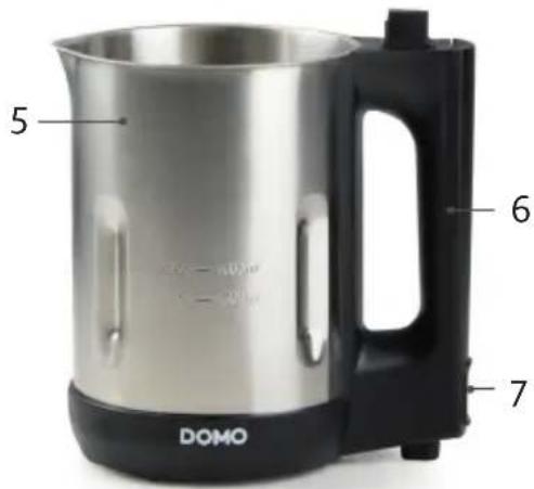 DOMO DO732BL - PANNEAU DE COMMANDE - 3