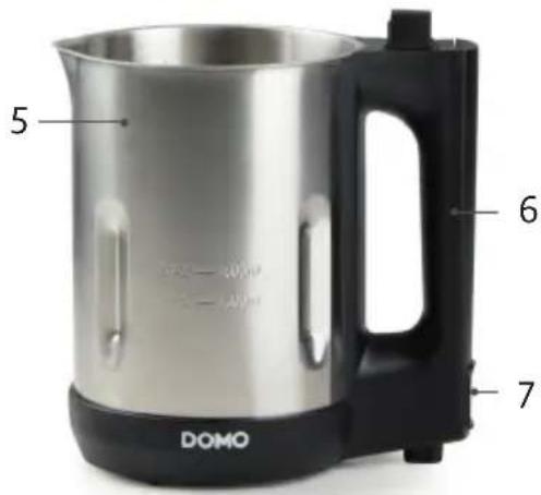 DOMO DO732BL - BEDIENPANEL - 3