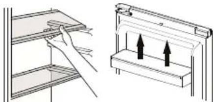 DOMO DO91307C - MOVING THE SHELVES AND DOOR RACK - 1