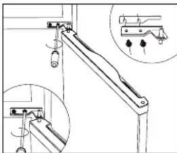 DOMO DO91307C - INVERSIONE DELL'APERTURA DELLO SPORTELLO - 3