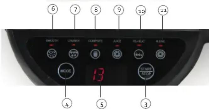 DOMO DO1004BL - TEILE - 2