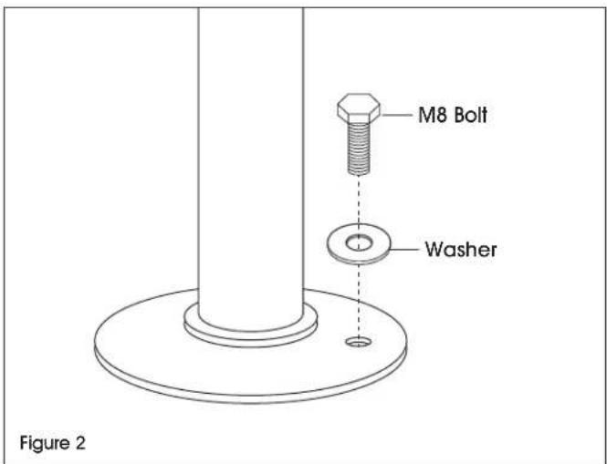 Uline H-6440 - PEDESTAL ASSEMBLY - 2