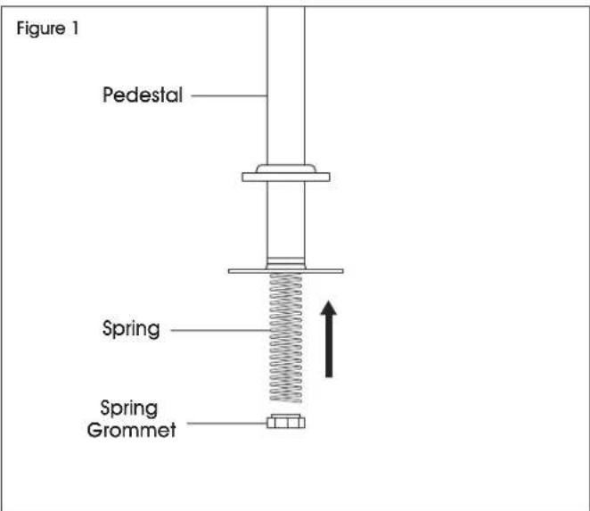 Uline H-6440 - PEDESTAL ASSEMBLY - 1