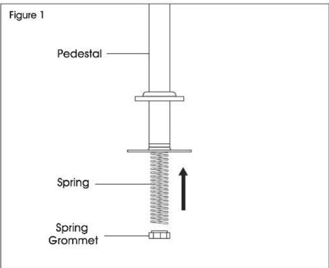 Uline H-6438 - PEDESTAL ASSEMBLY - 1