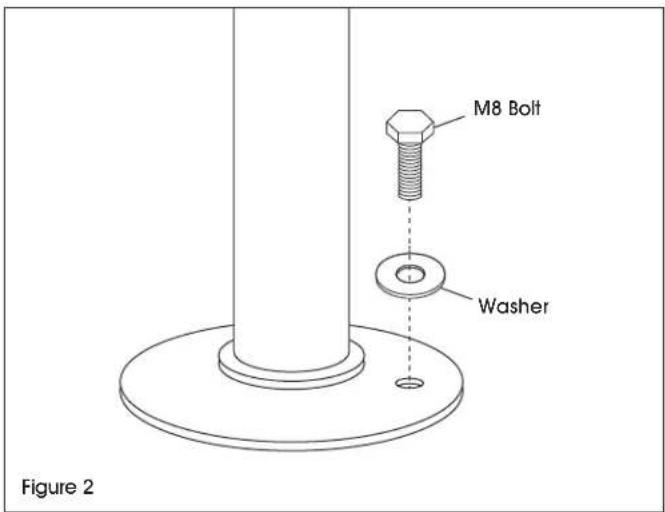 Uline H-6438 - PEDESTAL ASSEMBLY - 2