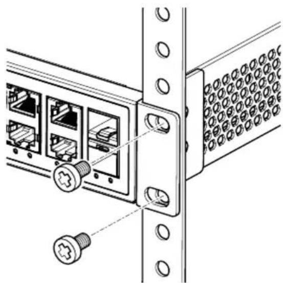 AXIS T8516 - Montage du produit dans un rack - 2