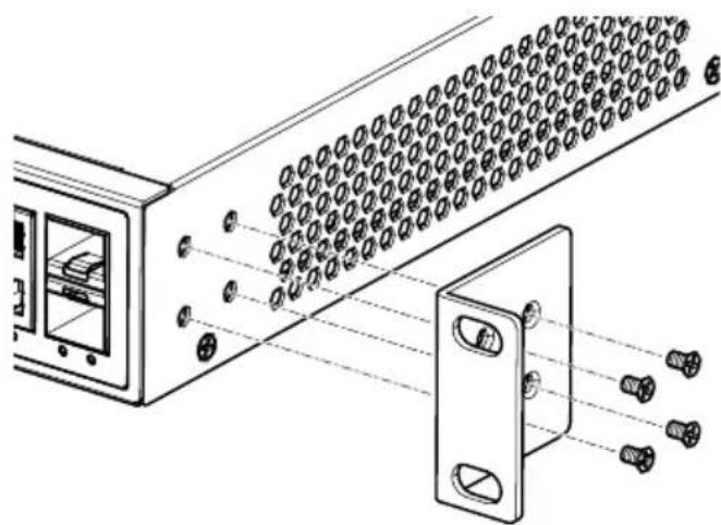 AXIS T8516 - Instalacióndelproductoenunbastidor - 1
