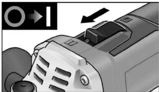 Flex L 125 18.0-EC - Włączanie i wyłączanie - 1