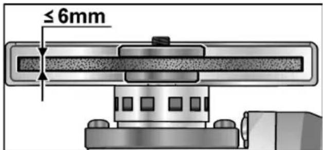 Flex L 125 18.0-EC - Montaje del disco amolador - 2