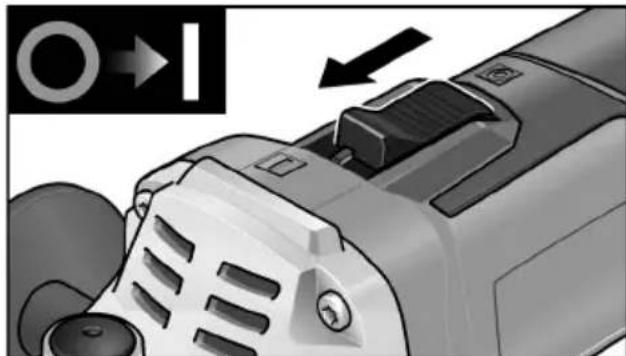 Flex L 125 18.0-EC - Accendere e spegnere - 1