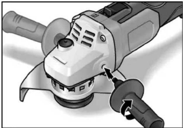 Flex L 125 18.0-EC - Namontování rukojeti - 1