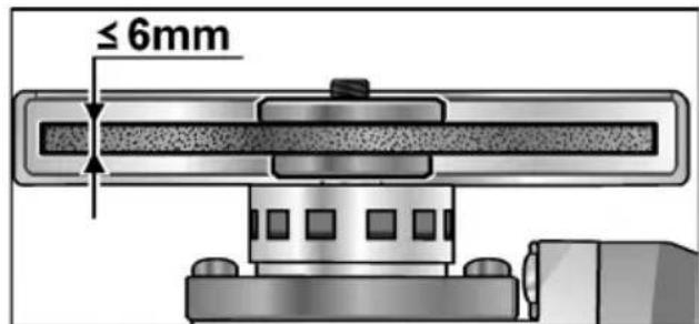 Flex L 125 18.0-EC - Attaching/changing the tool - 2