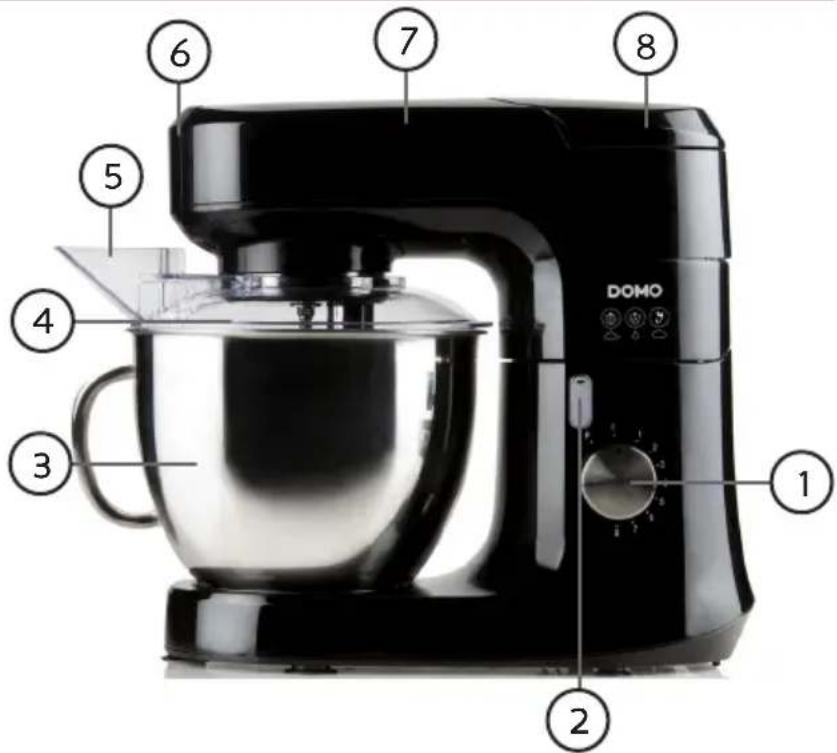 DOMO DO1002KR - TEILE - 1
