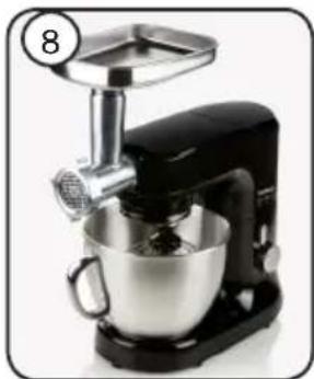 DOMO DO1002KR - MEAT GRINDER - 7