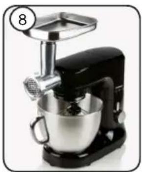 DOMO DO1002KR - PICADORA DE CARNE - 4