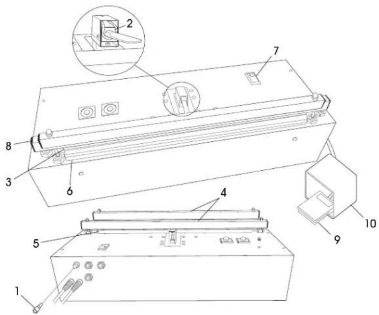 Uline H-1075 - PARTS - 1