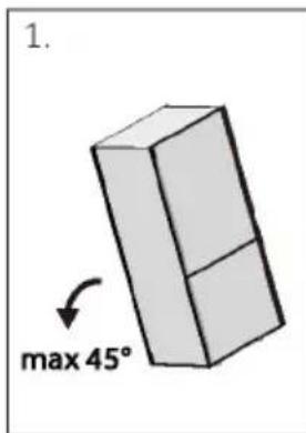 1. max 45°