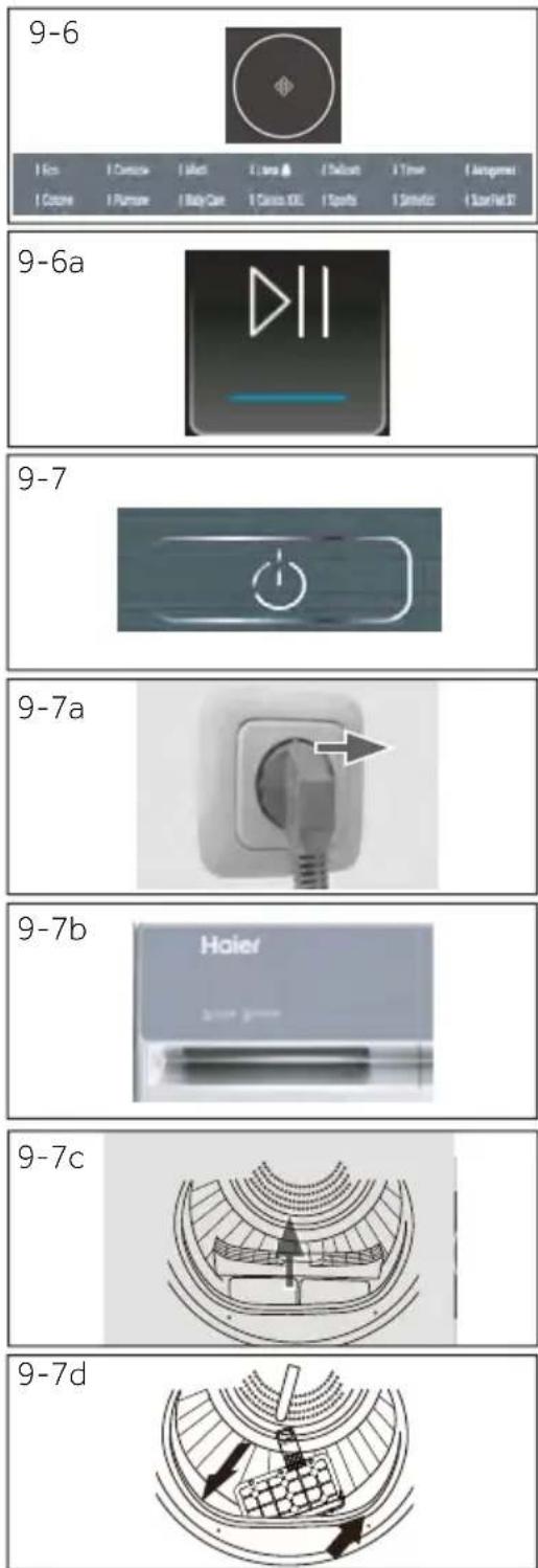 HAIER HD90-C367AU1 - Programm einstellen und starten - 1