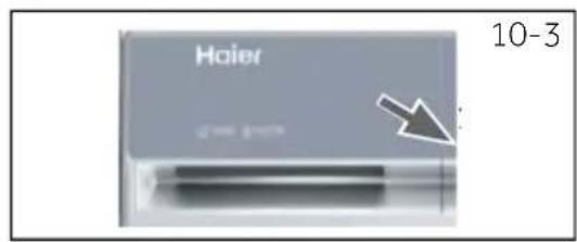 HAIER HD90-C367AU1 - Vaciar el deposito de agua - 1