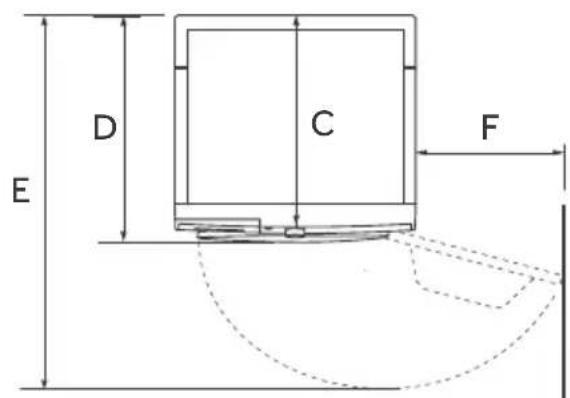 HAIER HD90-C367AU1 - Dimensioni del prodotto - 2