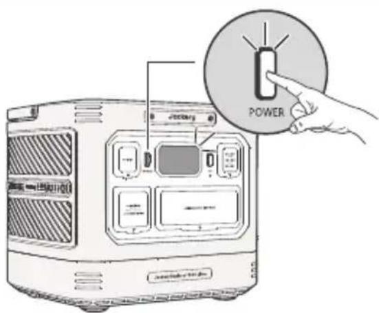 Jackery Explorer 1500 Ultra - LCD SCREEN ON/OFF - 1