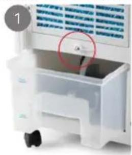DOMO DO160A - REINIGUNG DES WASSERBEHÄLTERS - 1