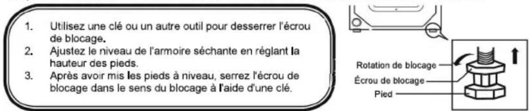 HAIER CCE L02LU1 - Pied de réglage - 1
