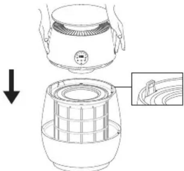 DREAME AP10 - Close the filter compartment - 1