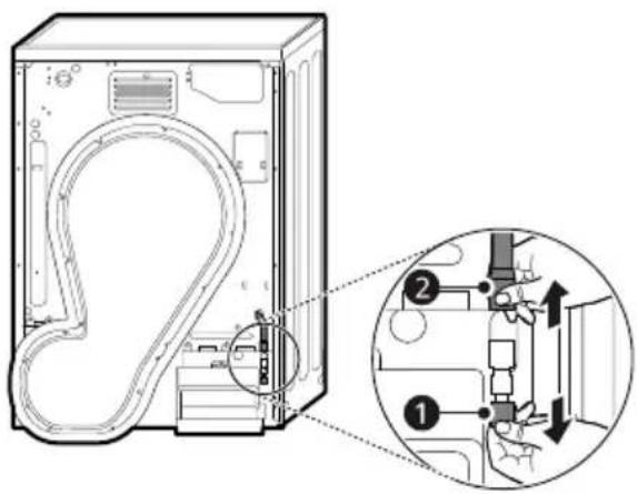 LG RH9X76WH - Installer le tuyau de vidange optionnel - 1